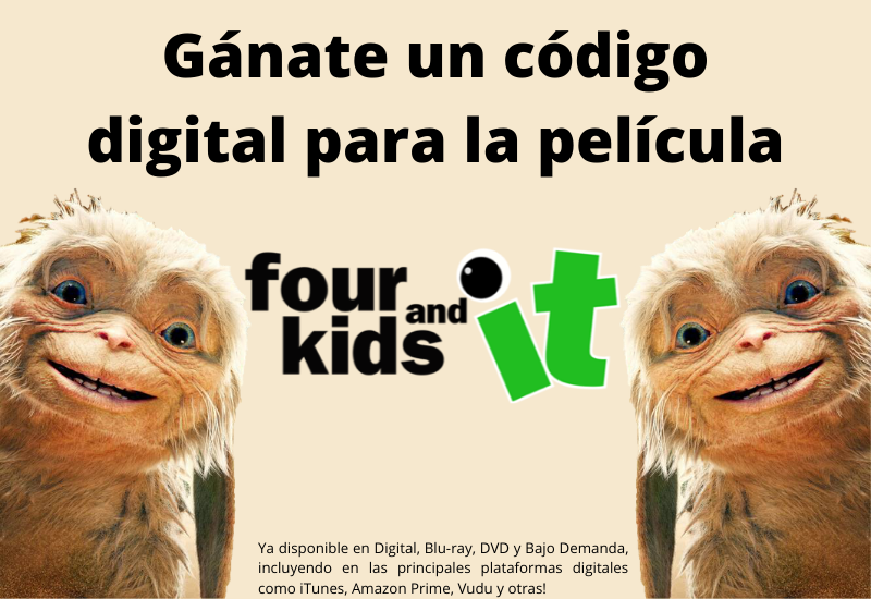 FOUR KIDS AND IT #DigitalCode #CodigoDigital #Sorteo #Giveaway