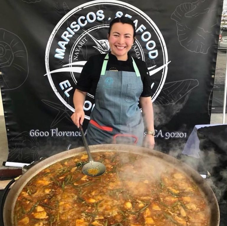 Chef Natalie Curie lista para el World Paella Day Cup