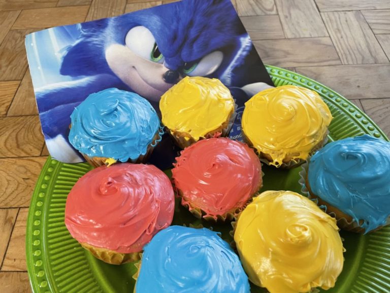 Cupcakes para celebrar a Sonic 2